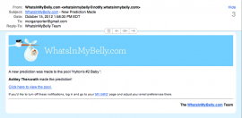 WhatsInMyBelly.com old email notifications